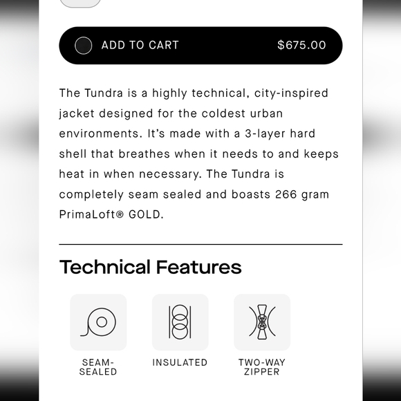 Aether TUNDRA Black Jacket - Picture 13 of 14